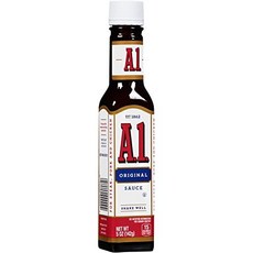 A-1 스테이크 소스 142g (3개 팩) A-1 Steak Sauce 5 oz. (3-Pack), 141g, 1개
