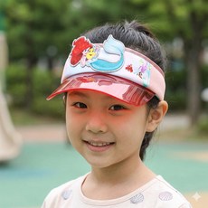 디즈니 공주 캐릭터가 있는 인어공주 핀캡 여아 모자