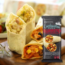 BURRITO 콤비네이션 피자 브리또, 125g, 7개