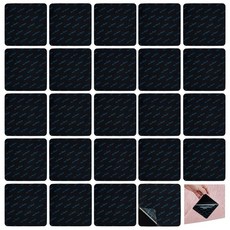 BENECREAT 24Pcs PU Rug Gripper Pad Non Slip Rug Corner Grippers Self-Adhesive Flexible Carpet Ta