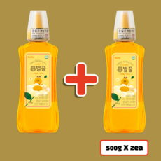 꿀랑꿀랑 사양벌꿀 사양꿀 튜브 0.5kg+0.5kg, 500g, 2개