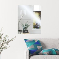 벽에 붙이는 안전 아크릴 거울(30x40cm) (직사각)