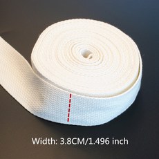 웨빙 전면 리본 벨트 직조 테이프 나일론 밴드 배낭 바인딩 바느질 가방 벨트 액세서리 6m x 너비 2.5 cm 3.2 cm 3.8 5cm, [01] 3.8cm