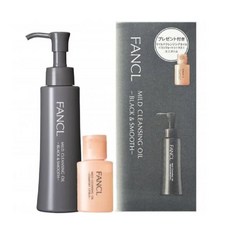 FANCL 芳珂 2024年黑炭限定版 專櫃版 MCO速淨卸粧液 卸妝油 120ml, 1個, 黑炭限定加大版120ml+20ml(售完