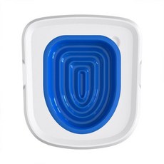 貓咪廁所訓練器 貓咪坐便器 馬桶代替貓砂盆訓練器 貓馬桶 馬桶圈訓練器, 1個, 二代1外託+1藍色內託