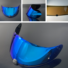 C70 쉴드 호환 HJC C70 C70N FG-17 FG-ST IS-17 HJ20M헬멧 렌즈 선스크린 오토바이 헬멧 쉴드, Revo Deep Blue-Day Use Only, 1개