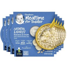 오트밀 보리 바나나 크림 베이비 시리얼, 16개