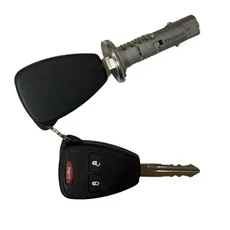 리모트 키 68054822AA 05057297AJ 68054822AB 점화 잠금 리모트 키 자동차 점화 잠금 실린더 2개의 리모트, 01 As Shown