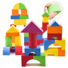 오즈토이 EVA 세이프블럭 u2861 49p 말랑 안전 블록 놀이 어린이집 유치원 교재 교구 plu+4793Cx