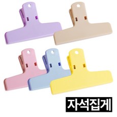 프렌티 마그넷 메모 클립 냉장고 자석집게, 5개, 혼합색상