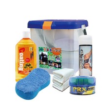 Willson PRX洗車美容組 汽車清潔套裝 洗車打蠟組 輕鬆DIY 恢復車漆光澤, 1個, 一組