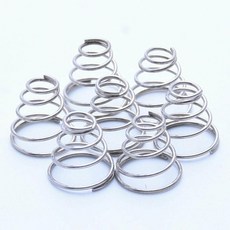304 스테인리스 스틸 원뿔형 압축 스프링 타워 테이퍼 와이어 직경 0.5-2mm, 05 1pcs, 15 1x10-20x42-9mm