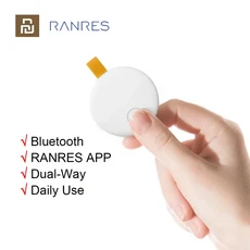 Ranres 스마트 무선 분실 방지 추적 알람 장치 블루투스 5.0 자동차 애완 동물 키 어린이 오토바이 RanApp, 01 1pcs