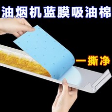 久盈 隔日達 通用型, 1個, 1包10條 藍色油煙機吸油棉