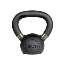 FITECO 프리미엄 케틀벨 크로스핏 전신운동, 1개, 4kg, 블랙