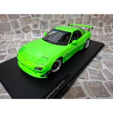 SOLIDO Mazda RX7 FD3 RS 模型 特訂螢光綠, 1個