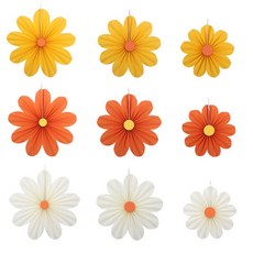 플라워 파티 행잉데코 페이퍼팬세트, 5민들레