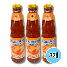 태국 스리라차 칠리 소스 (Extra HOT) Sriracha chili sauce 300ml 핫소스 worldfood, 3개