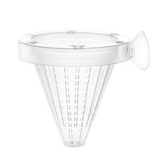 어항 피딩컵 피딩트레이 흡착식 열대어 구피 거북이 생먹이 실지렁이, 그린, 1개