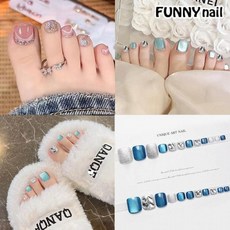 간편하게 붙이는 패디팁 인조발톱 네일팁 패디패치, 1개, 패디큐어 패디팁 - 61