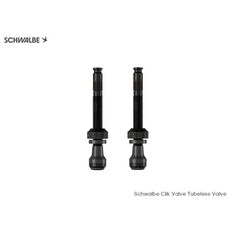 Schwalbe Clik 氣門轉換套件, 3531 快拆無內胎氣嘴 6CM, 1個