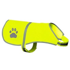 MoreD 강아지 야간 산책조끼 현광 안전조끼 방수 애견옷 M L_ MD5793, 형광색