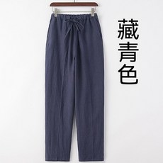 中式復古亞麻長褲 男款 夏季薄款 透氣舒適 直筒寬鬆 休閒棉麻褲裝