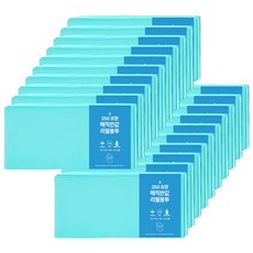 매직캔 호환 반값 리필봉투 250 베이비파우더향, 20개, 21L