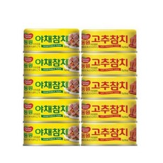 동원참치 콤보팩 (야채150g x 10캔 + 고추 150g x 10캔), 20개, 150g
