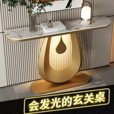 현관콘솔 폭좁은 테이블 화이트 복도 인테리어 장식장 100cm 거실 슬림 복도장 심플모던, 골드 페타에메랄드암판100 30 80, 조립하다