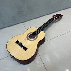 時空樂器坊 維希納琴Vihuela 30吋 古典木吉他 兒童初學吉他 送超值全配件, 淺原木, 1個