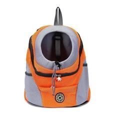 경량 고양이 캐리어 가방 접이식 통기성 애완 동물 여행 배낭 휴대용 운반 고양이강아지, 색상: 8. OrangeM(H45-W36cm)