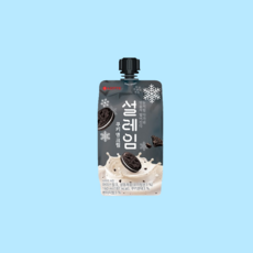 롯데 아이스크림 설레임 쿠키앤크림 160ml