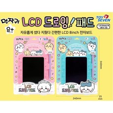 giya shop韓國吉伊卡哇chiikawa LCD電子寫字板 兒童繪畫板, 粉