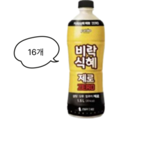 팔도 비락식혜제로 1.5L 16개