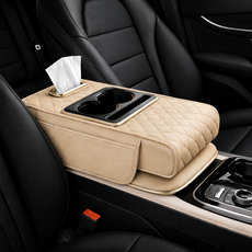 리플랜 차량용 팔걸이 자동차 콘솔쿠션, 1개, 베이지