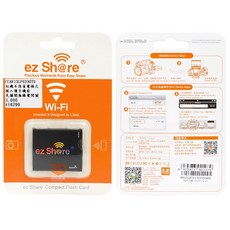 ezShare WIFI 記憶卡 CF 32G，適用於 5D2 5D3 7D D4 D800 D300 D3 相機, 1個