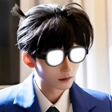 허니잼 웃긴 명탐정 코난 안경 애니메이션 캐릭터 선글라스 쓸데없는 웃긴 선물 파티소품 코스튬, 1개