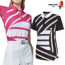 (여성)패턴 변형 카라 반팔 티셔츠_MMW2TS12