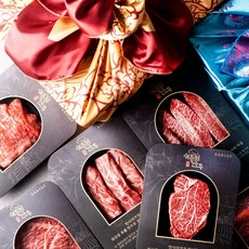 마장동 푸른축산 최상급 한우선물세트 1++ No9 구이용 1kg (6번.꽃등심300g+꽃등심300g+부채살200g +갈비200g ) 명절 선물 세트 명절 설 추석 직원 단체 부모님, 1세트