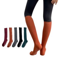 防滑高筒瑜珈襪，多色可選，運動健身適用，舒適透氣，增強抓地力