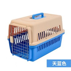 켄넬 바퀴포함 캐리어 고양이 케이지 강아지 애견 이동장 펫, A. 파란색