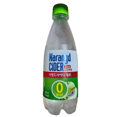동아오츠카 나랑드 사이다 제로 그린애플, 350ml, 8개