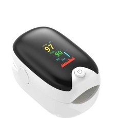指尖脈搏血氧儀 AD901 LED顯示屏一鍵測量 5秒速測 指尖脈搏血氧機 運動血氧 非醫療用品, 1個, 【白TFT】指尖脈搏血氧儀