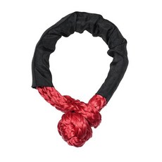 톤 소프트 섀클 노트 로프 트럭 보호 슬리브가 헤비듀티 오프로드 복구 견인, 1개, 7. RED