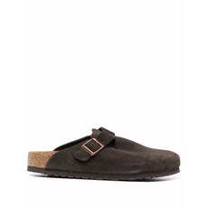 버켄스탁 보스턴 소프트 스웨이드 슬립온