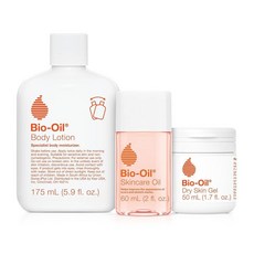 Bio-Oil 민감하고 건조한 피부 튼살 스킨 케어 오일 (59ml/2온스) 건성 피부 젤 (48.2g/1.7온스) 및 바디 로션 (5.7) 임신 및 임산부 튼살 트라, 바이오오일 Bio-Oil 민감하고 건조한 피부, 튼살,