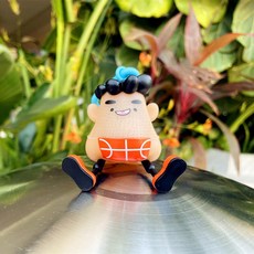 天使的仙境 舒壓拔黑頭公仔鑰匙圈 搞笑娃娃包包掛件, 跳跳（巨蟹座）送1把鑷子, 1個