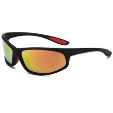 어반카디오 초경량 제니 러닝 선글라스 런닝 방풍 편광 스포츠 안경, 솔라핏 러닝 선글라스, 레드블랙, 1개