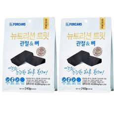 포켄스 강아지 뉴트리션 트릿 영양제, 240g, 뼈/관절강화, 2개